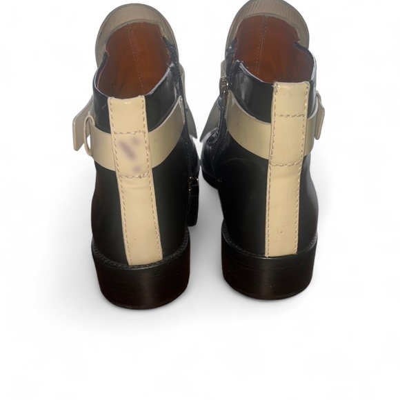 Tory Burch Hyde Smooth & Patent Leather Ankle Boots – Size 7 👢 - Picture 7 of 8